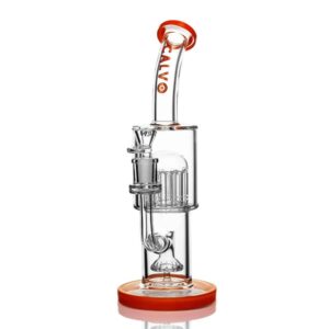 BONG CON PERCOLADOR DE ARBOL ORANGE-CALVO GLASS 28CM