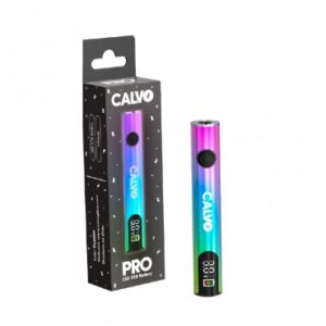 VAPER BATERIA 510 LED COSMIC PURPLE CALVO GLASS