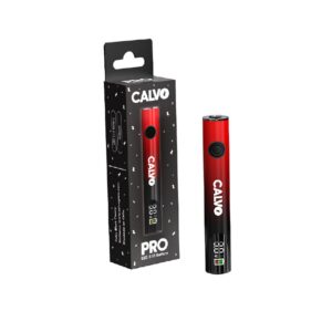 VAPER BATERIA 510 LED RED BLACK CALVO GLASS