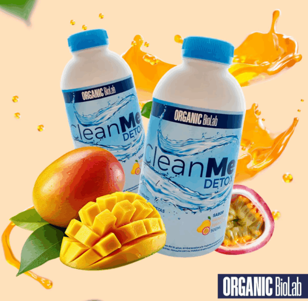 DETOX CLEANME MANGO MARACUYA 500 ML ORGANIC BIOLAB