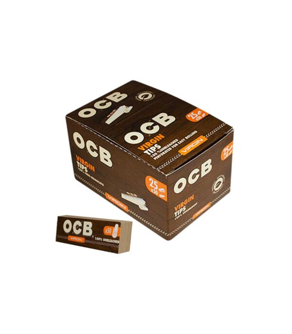 OCB FILTRO CARTON VIRGIN TIPS