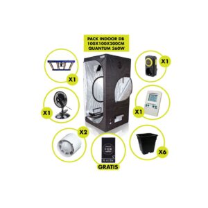 KIT INDOOR DB 100X100X200CM QUANTUM 360W