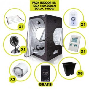 KIT INDOOR DB 120X120X200CM SOLUX 1000W
