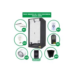 KIT INDOOR GH 100X100X200CM SOLUX 340W